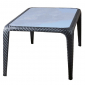 Комплект плетеной мебели 4SIS Болонья алюминий, искусственный ротанг черный Фото 7