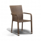 Плетеное кресло 4SIS Руджо алюминий, искусственный ротанг серо-коричневый Фото 1