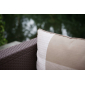 Комплект плетеной пластиковой мебели Provence w/o couch Keter пластик с имитацией плетения коричневый Фото 5