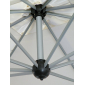 Зонт уличный элитный квадратный Scolaro алюминий, акрил слоновая кость Фото 11