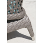 Диван трехместный плетеный с подушками Skyline Design Journey алюминий, искусственный ротанг, sunbrella бежевый Фото 8