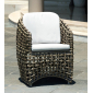 Кресло плетеное с подушками Skyline Design Dynasty алюминий, искусственный ротанг, sunbrella серый, бежевый Фото 8