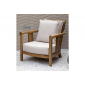 Кресло деревянное с подушками Giardino Di Legno Saint Laurent тик, акрил Фото 10