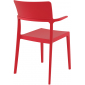 Кресло пластиковое Siesta Contract Plus стеклопластик красный Фото 5