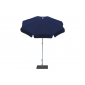 Зонт пляжный с поворотной рамой Maffei Venezia сталь, хлопок белый, синий Фото 1