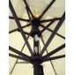 Зонт профессиональный телескопический OFV Petrarca Aluminium алюминий, акрил слоновая кость Фото 9