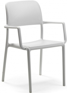 Кресло пластиковое Nardi Riva стеклопластик белый Фото 1