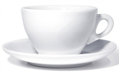 Кофейная пара для латте Ancap Torino фарфор белый Фото 1