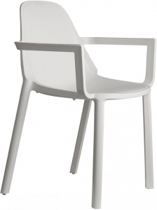 Кресло пластиковое Scab Design Piu стеклопластик лен Фото 1