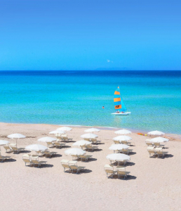 Зонт пляжный профессиональный Crema Poseidon алюминий, акрил Фото 9
