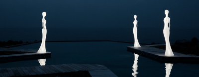 Скульптура пластиковая светящаяся Myyour Penelope OUT полиэтилен белый прозрачный Фото 4