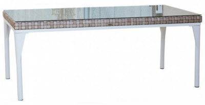 Комплект плетеной мебели Skyline Design Brafta алюминий, искусственный ротанг, sunbrella белый, бежевый Фото 5