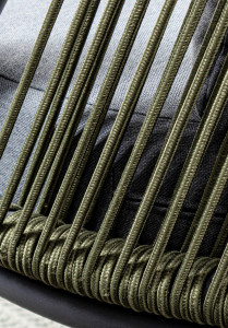Диван плетеный с подушками Garden Relax Aloha алюминий, полиэстер антрацит, серый Фото 6