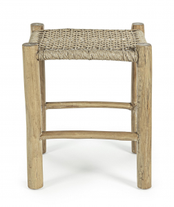 Столик плетеный для лежака Garden Relax Lampok тик, искусственный ротанг Фото 3