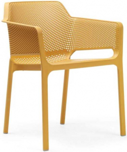Кресло пластиковое Nardi Net стеклопластик горчичный Фото 1