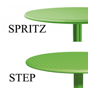 Стол пластиковый обеденный Nardi Spritz + Spritz Mini стеклопластик тортора Фото 4