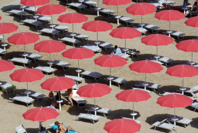 Зонт пляжный профессиональный Magnani Klee алюминий, Tempotest Para Фото 29