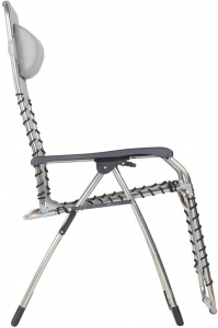 Кресло-шезлонг металлическое складное Fiam Movida алюминий, веревка ПВХ, текстилен Фото 2