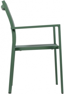 Кресло металлическое текстиленовое Fiam Aria алюминий, текстилен Фото 2