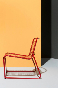 Стул лаунж металлический плетеный Fiam Lido Spaghetti Lounge алюминий, роуп Фото 13