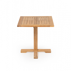 Стол деревянный RosaDesign Lomi тик, металл натуральный Фото 4