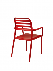 Кресло пластиковое Nardi Costa стеклопластик красный Фото 7