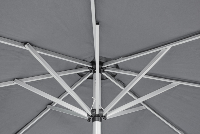 Зонт садовый Garden Relax Vienna алюминий, полиэстер серебристый, темно-серый Фото 5