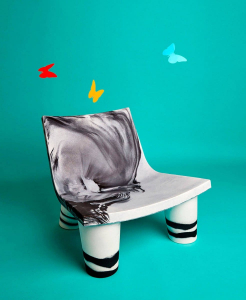 Кресло пластиковое SLIDE Low Lita Anniversary Edition полиэтилен арабескато Фото 6