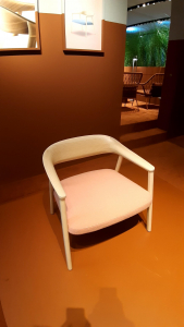 Кресло лаунж деревянное с обивкой PEDRALI Hera ясень, ткань беленый ясень Фото 16