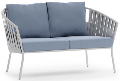 Комплект плетеной мебели Aurica Бора-Бора алюминий, роуп, акрил голубой Фото 4
