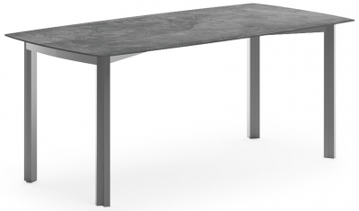 Комплект обеденной мебели Aurica Эланд алюминий, нежавеющая сталь, роуп, керамогранит серый Фото 4
