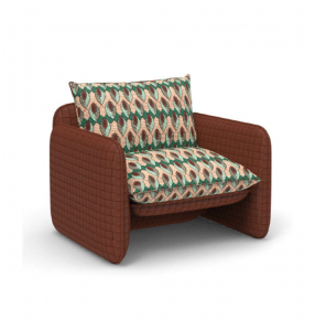 Кресло пластиковое с подушками SLIDE Mara Masai Standard биополиэтилен, ткань Фото 4