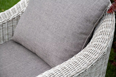 Комплект плетеной лаунж мебели 4SIS Кон Панна алюминий, искусственный ротанг, ткань бежевый Фото 14