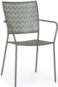 Кресло металлическое Garden Relax Lizette сталь темно-оливковый Фото 1