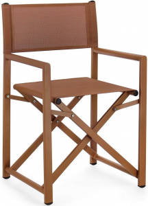 Кресло текстиленовое складное Garden Relax Taylor алюминий, текстилен орех пекан Фото 1