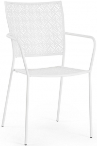 Кресло металлическое Garden Relax Lizette сталь белый Фото 1