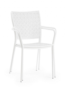Кресло металлическое Garden Relax Lizette сталь белый Фото 5