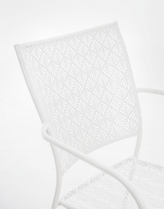 Кресло металлическое Garden Relax Lizette сталь белый Фото 6