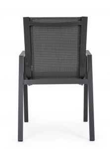 Кресло металлическое Garden Relax Pelagius алюминий, текстилен антрацит Фото 5