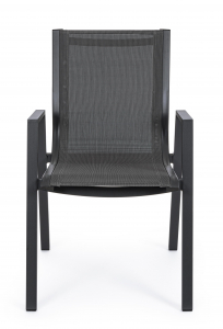 Кресло металлическое Garden Relax Pelagius алюминий, текстилен антрацит Фото 3