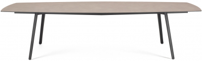 Стол ламинированный Scab Design Squid алюминий, металл, компакт-ламинат HPL черный, тортора шпатель Фото 1