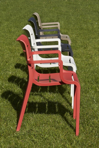 Кресло пластиковое SCAB GIARDINO Sunset технополимер, стекловолокно антрацит Фото 6