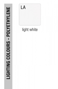 Пуф пластиковый светящийся SLIDE Bot One Lighting полиэтилен белый Фото 3