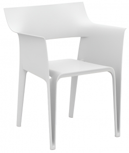 Кресло пластиковое Vondom Pedrera Revolution переработанный полипропилен белый Milos Фото 4
