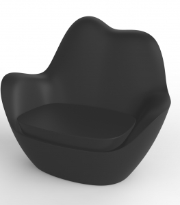 Лаунж-кресло пластиковое с подушкой Vondom Sabinas Basic полиэтилен, ткань Фото 33