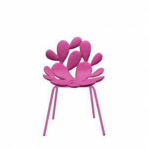 Комплект пластиковых стульев Qeeboo Filicudi Set 2 металл, полиэтилен ярко-розовый Фото 4