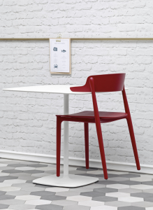 Кресло деревянное PEDRALI Nemea алюминий, ясень, фанера красный Фото 12