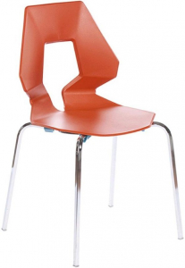Комплект пластиковых стульев Gaber Prodige NA Set 2 металл, технополимер оранжевый Фото 4