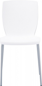 Комплект пластиковых стульев Siesta Contract Mio Set 4 сталь, полипропилен белый Фото 5