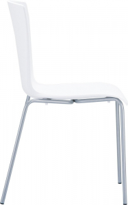 Комплект пластиковых стульев Siesta Contract Mio Set 4 сталь, полипропилен белый Фото 6